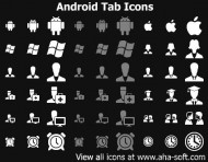 Android Tab Icons screenshot